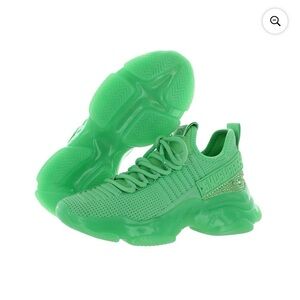 Steve Madden Women's Maxima Fabric Rhinestone Fashion Sneakers size 6M